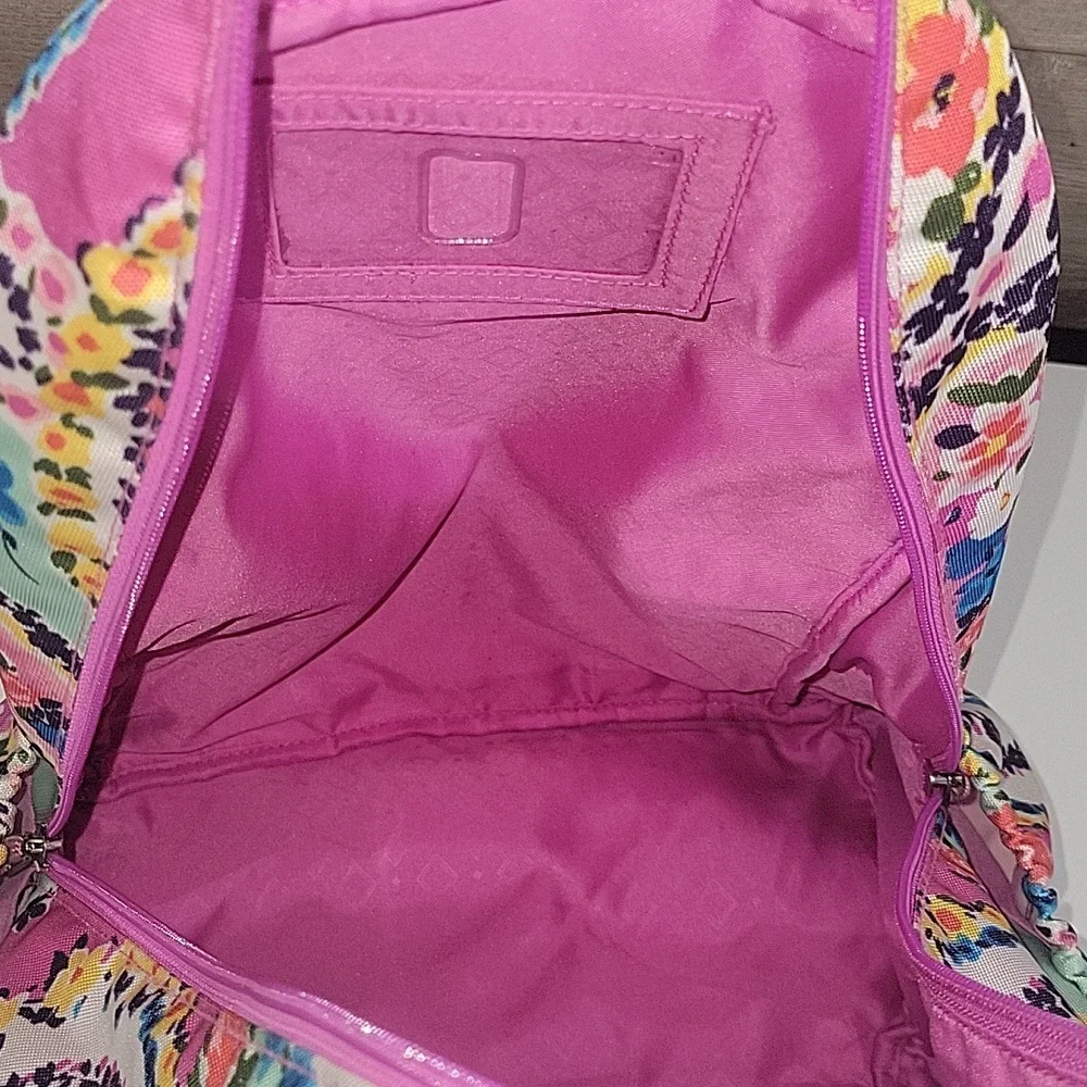 Vera Bradley Pink & Mint Floral Paisley Backpack